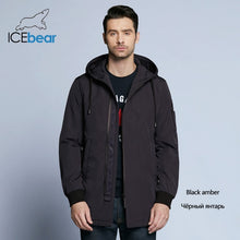 Load image into Gallery viewer, ICebear 2019 new autumn men&#39;s coat clothing fashion man jacket diagonal placket hooded design high quality clothing MWC18031D
