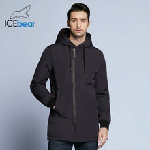 Load image into Gallery viewer, ICebear 2019 new autumn men&#39;s coat clothing fashion man jacket diagonal placket hooded design high quality clothing MWC18031D
