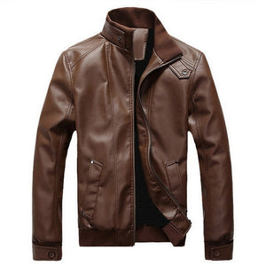 DIHOPE Winter Mens Genuine Leather Jackets Brand Real 100% Sheepskin Coat Jaqueta Couro Male Genuine Leather Jacket for Men