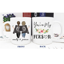 Load image into Gallery viewer, Custom Best Friend Mug, Personalized Friend Mug, BFF Mug, Bestie Mug, Mug For Friend, Friendship Mug, Soul Sisters coffee mugs
