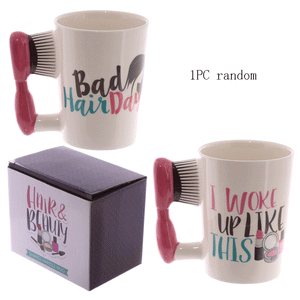 Creative Ceramic Cup Coffee Mug 3D Hand-painted Ceramic Cup Personality Handle Drinkware Travel Mug Novel Drinking Cup Gift