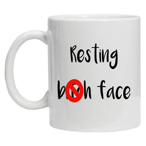 Resting B**** Face Mug Quote Inspirational Personalized Printed Mug